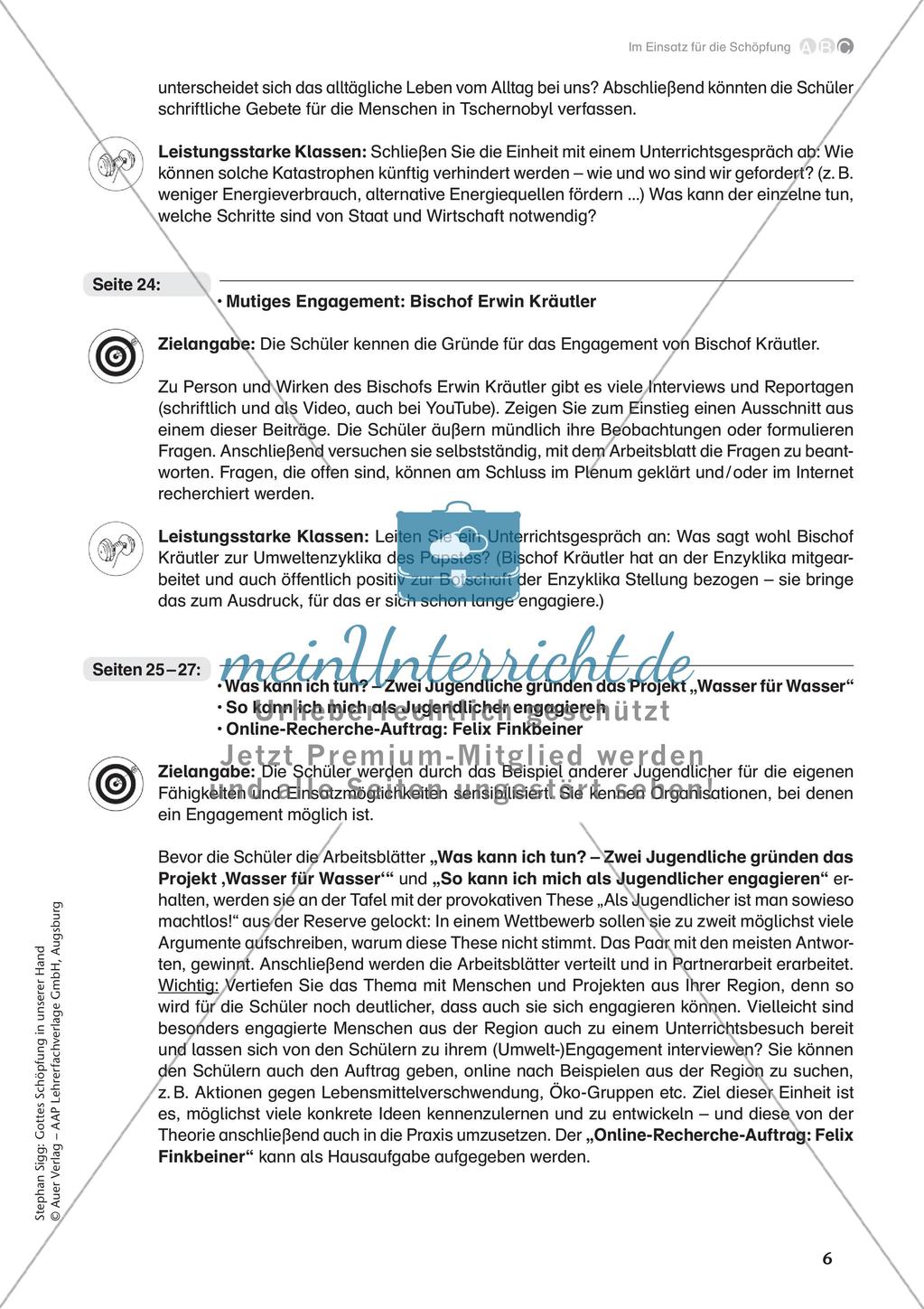 Im Einsatz für die Schöpfung Preview 8