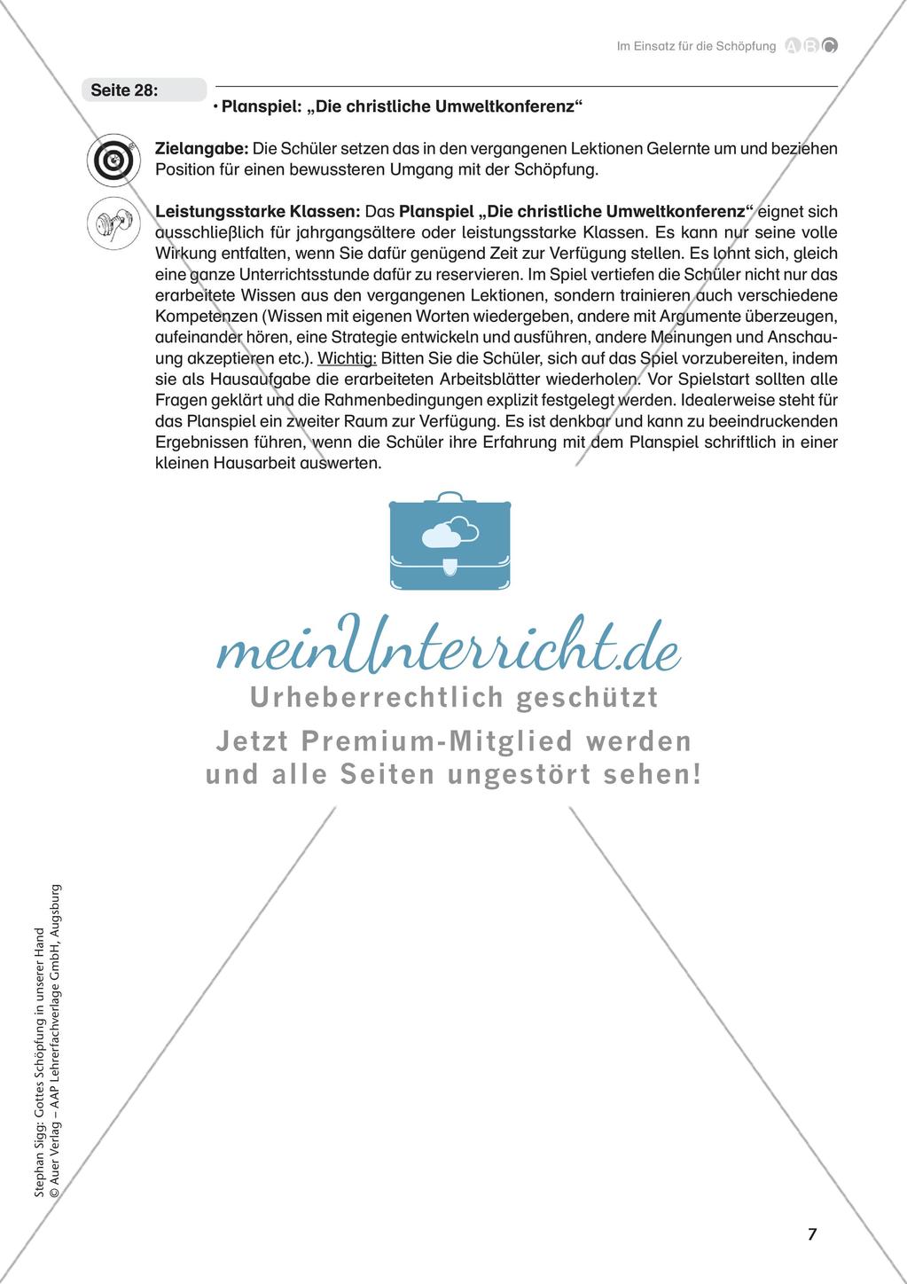 Im Einsatz für die Schöpfung Preview 9
