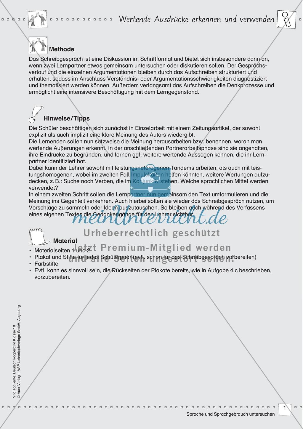 Kooperativ Erkennen und Verwenden von wertenden Ausdrücken Preview 3