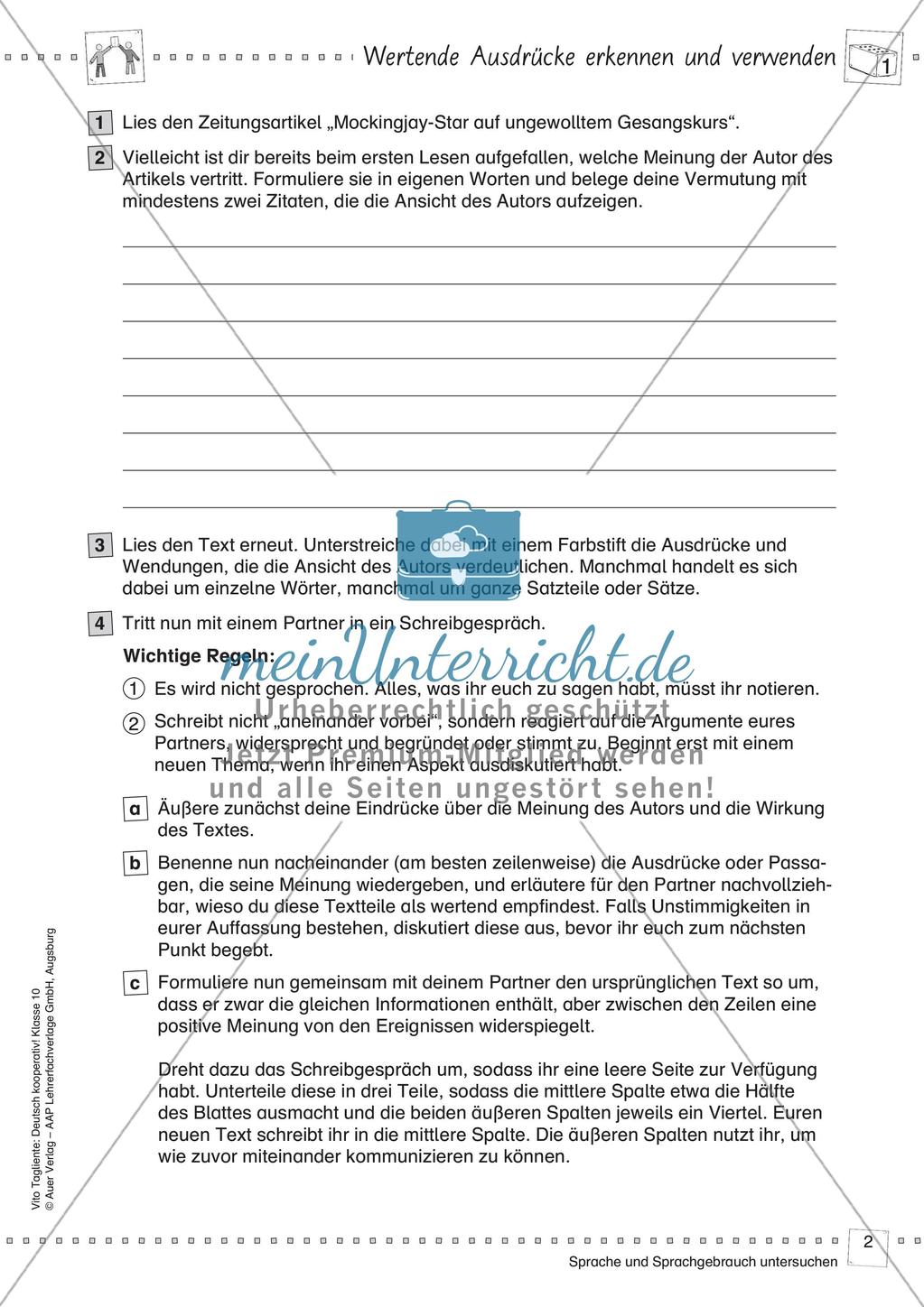 Kooperativ Erkennen und Verwenden von wertenden Ausdrücken Preview 4