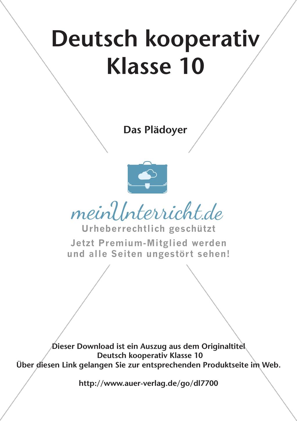 Kooperativ: Das Plädoyer Preview 2
