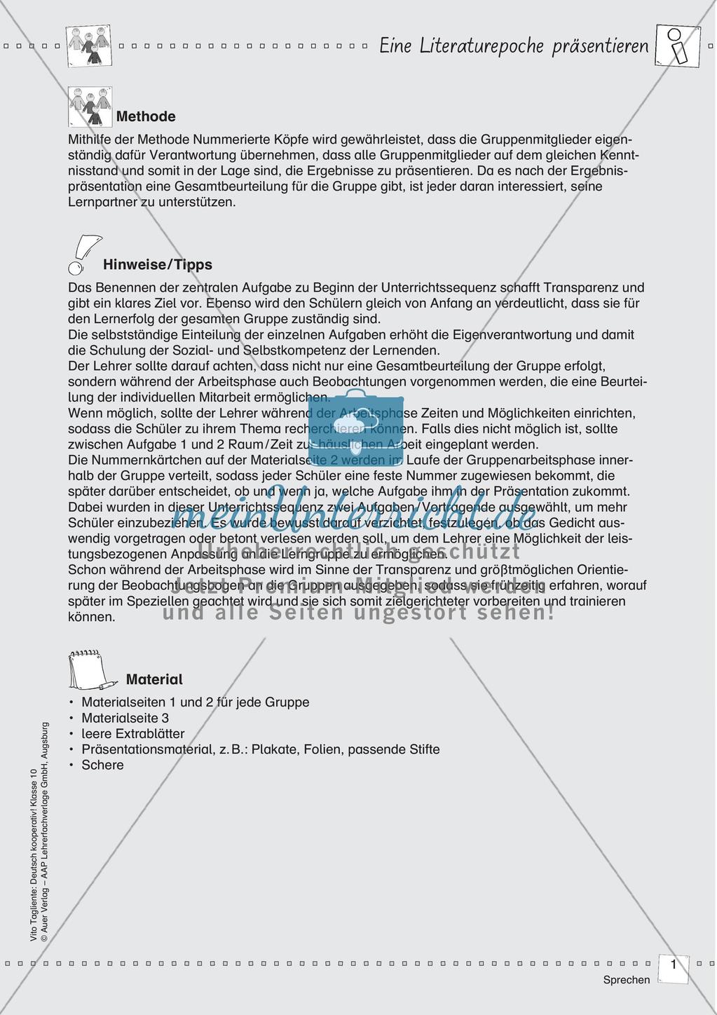 Deutsch kooperativ Klasse 10 Preview 3