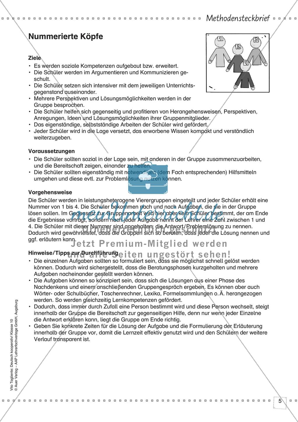 Deutsch kooperativ Klasse 10 Preview 7