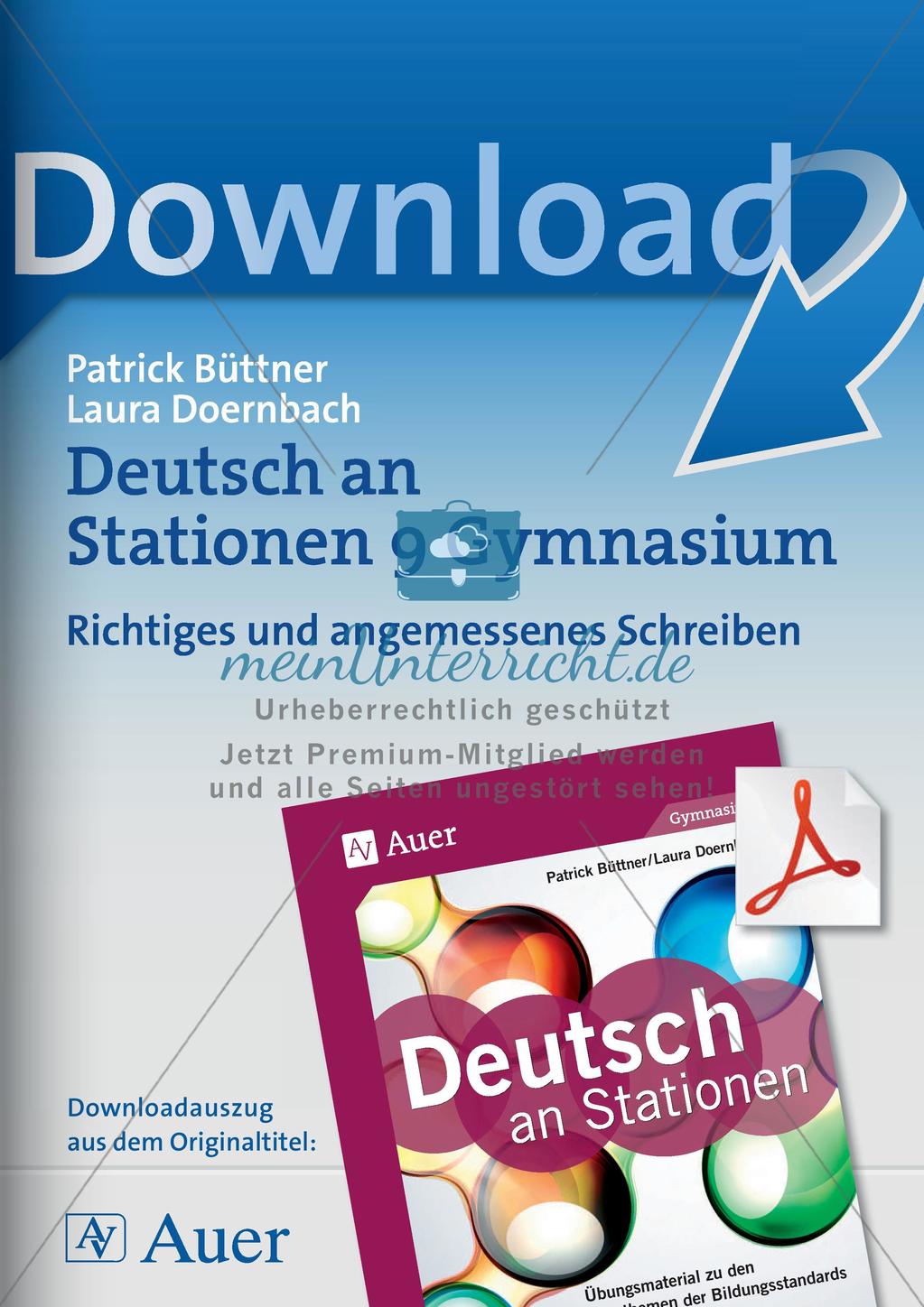 Richtige und angemessene Schreibung Preview 1