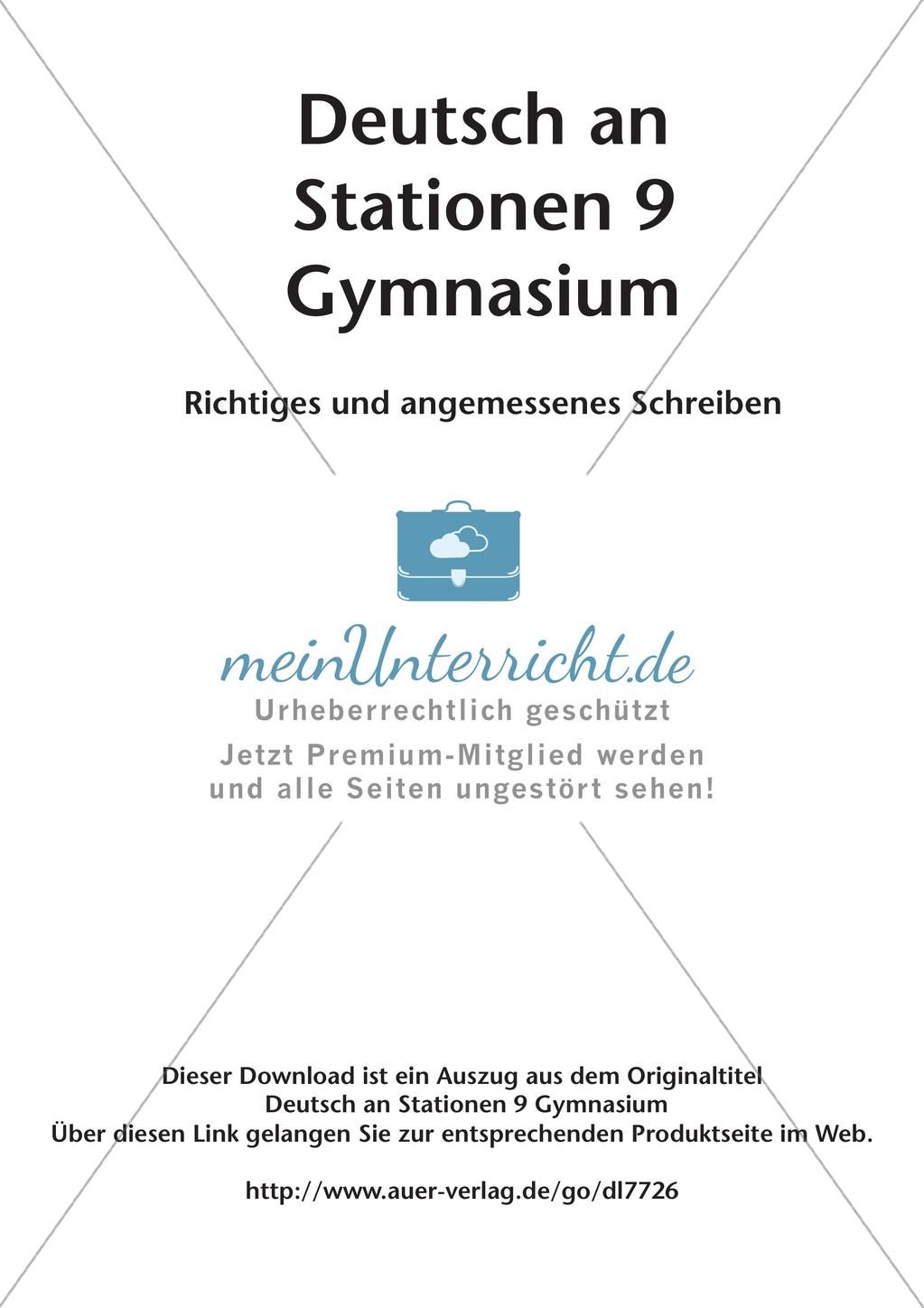 Richtige und angemessene Schreibung Preview 2