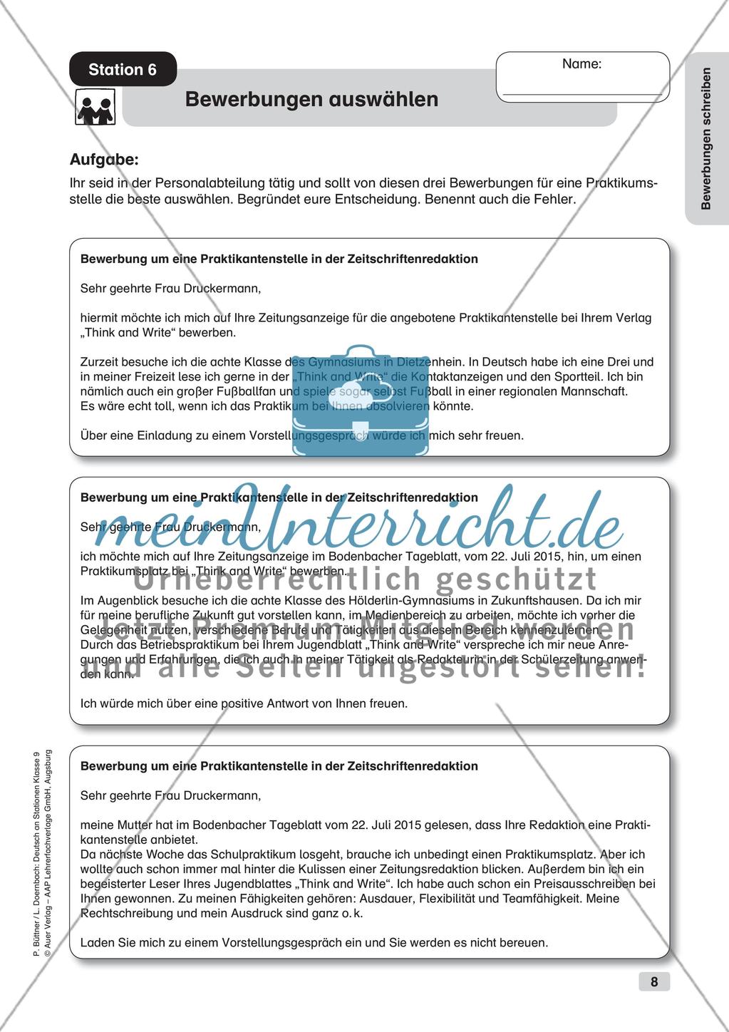 Bewerbungsvorbereitung Preview 10