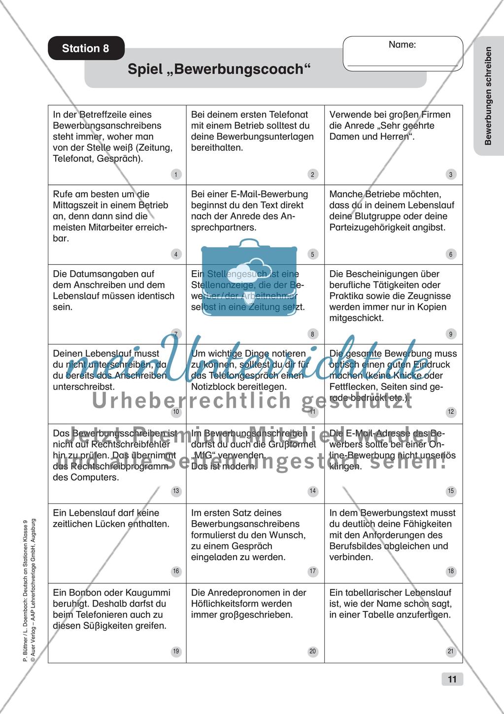Bewerbungsvorbereitung Preview 13