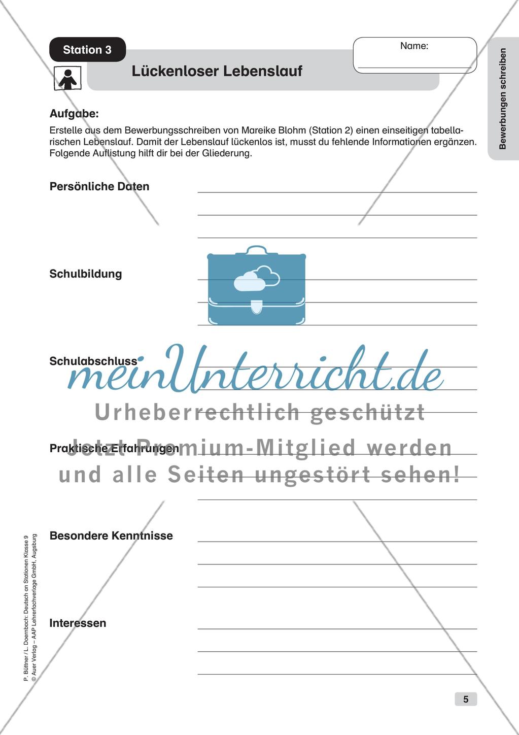 Bewerbungsvorbereitung Preview 7