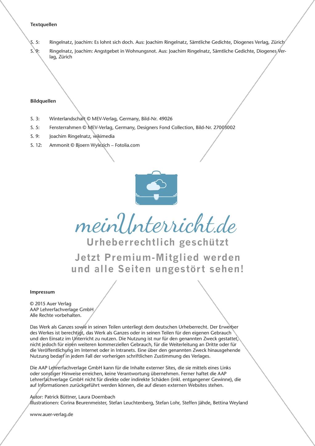 Untersuchung von Lyrik Preview 16
