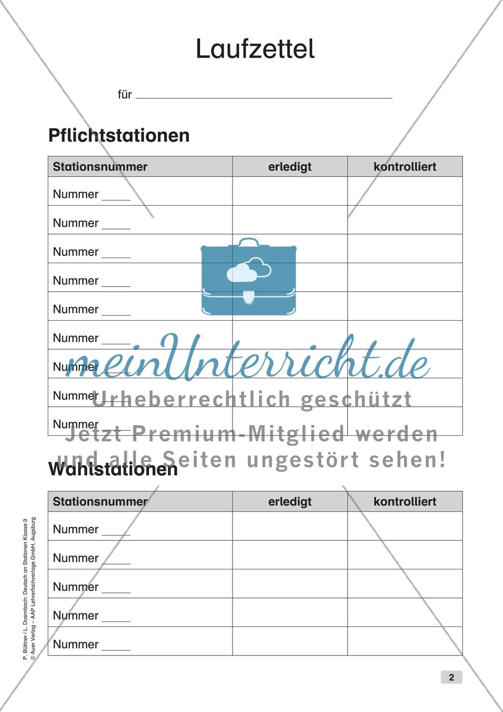 Untersuchung von Lyrik Preview 4