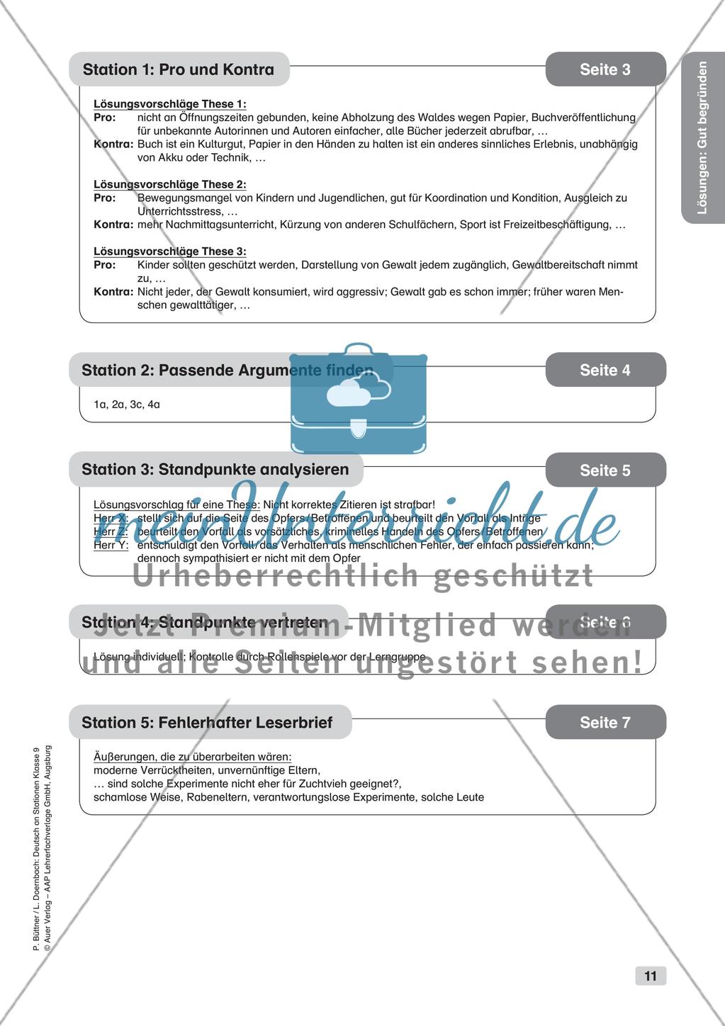 Übungen zum guten Begründen Preview 13