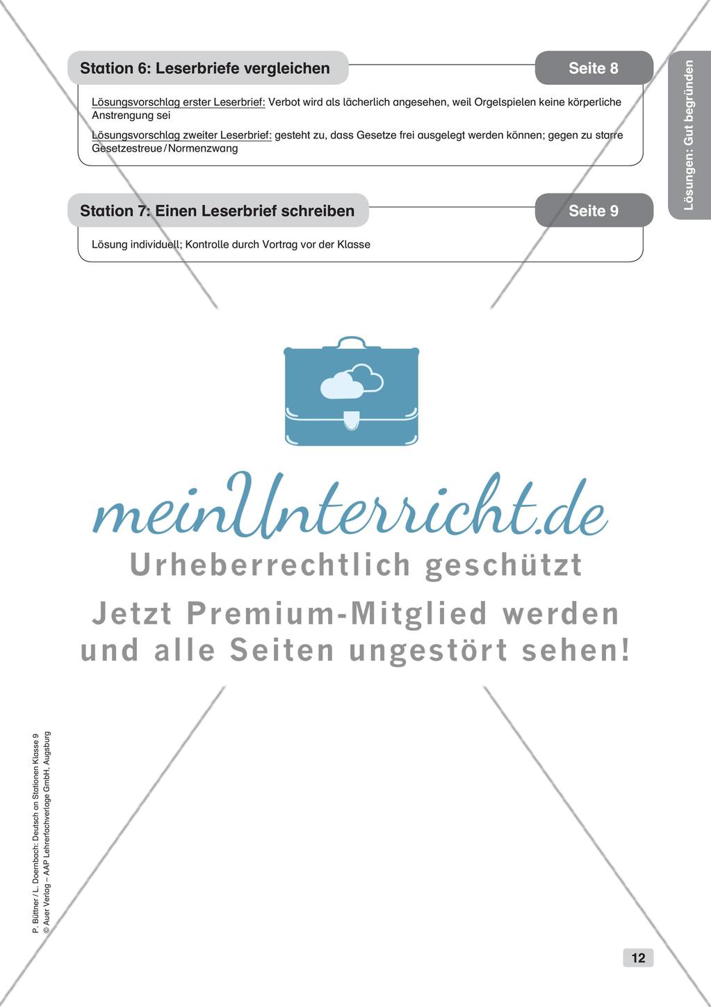 Übungen zum guten Begründen Preview 14