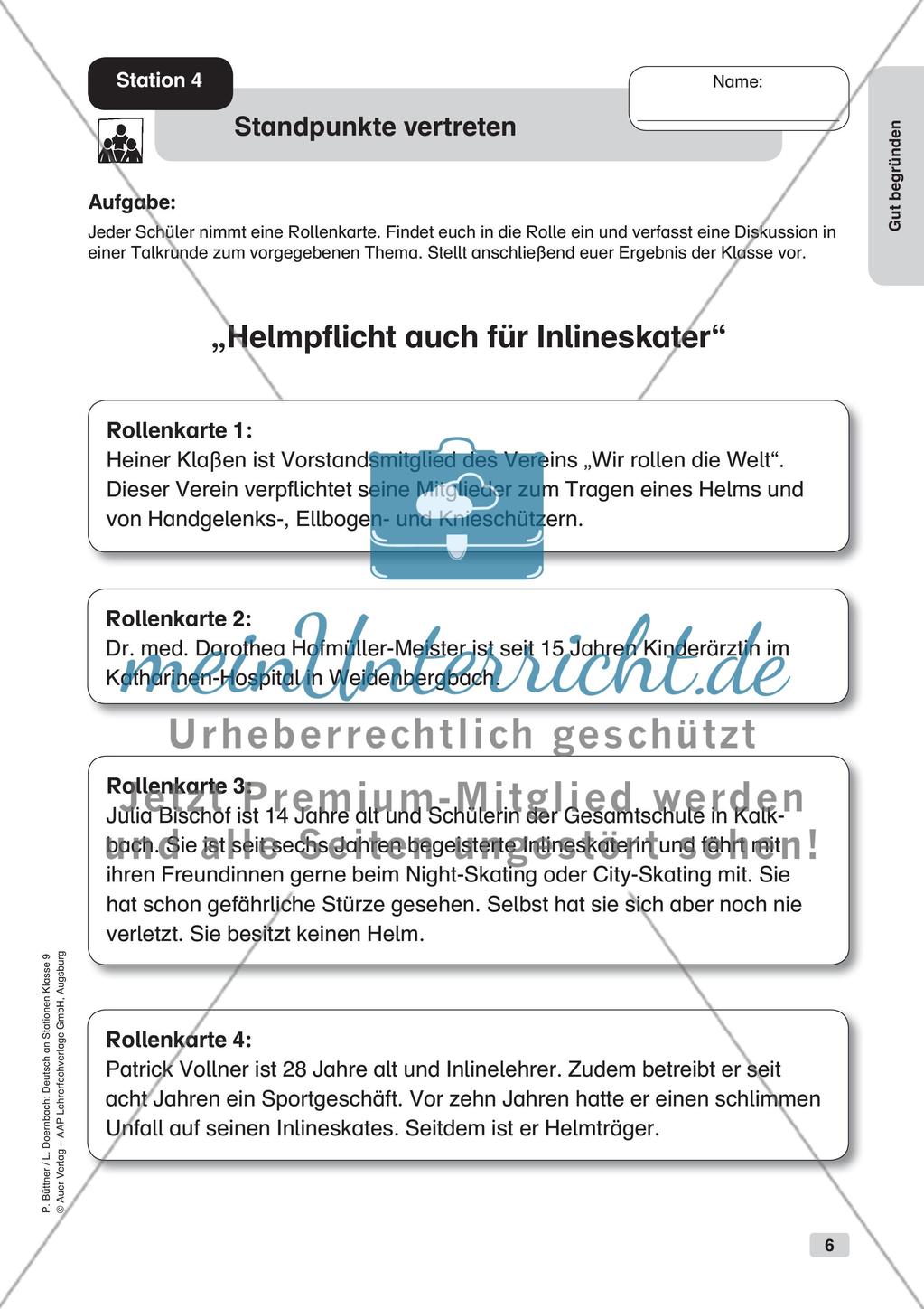 Übungen zum guten Begründen Preview 8