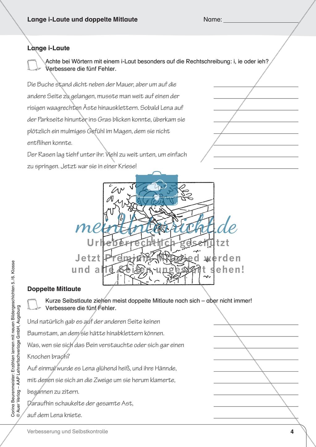 Erzählen nach Bildergeschichten: Verbesserung und Selbstkontrolle Preview 6