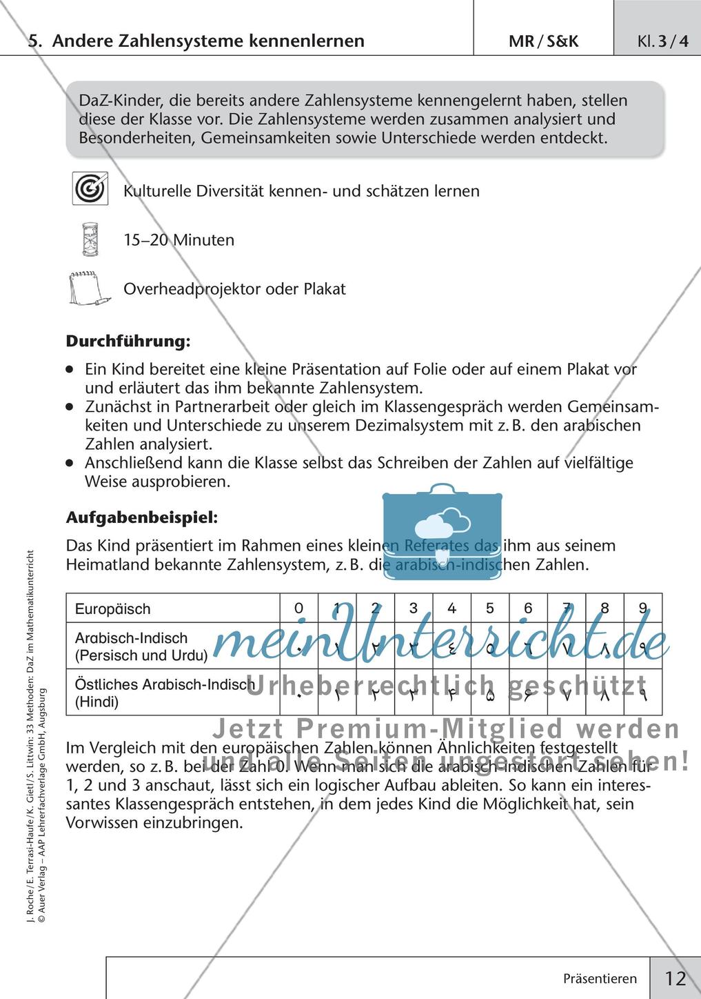 Methoden im Mathematikunterricht: Präsentieren Preview 14