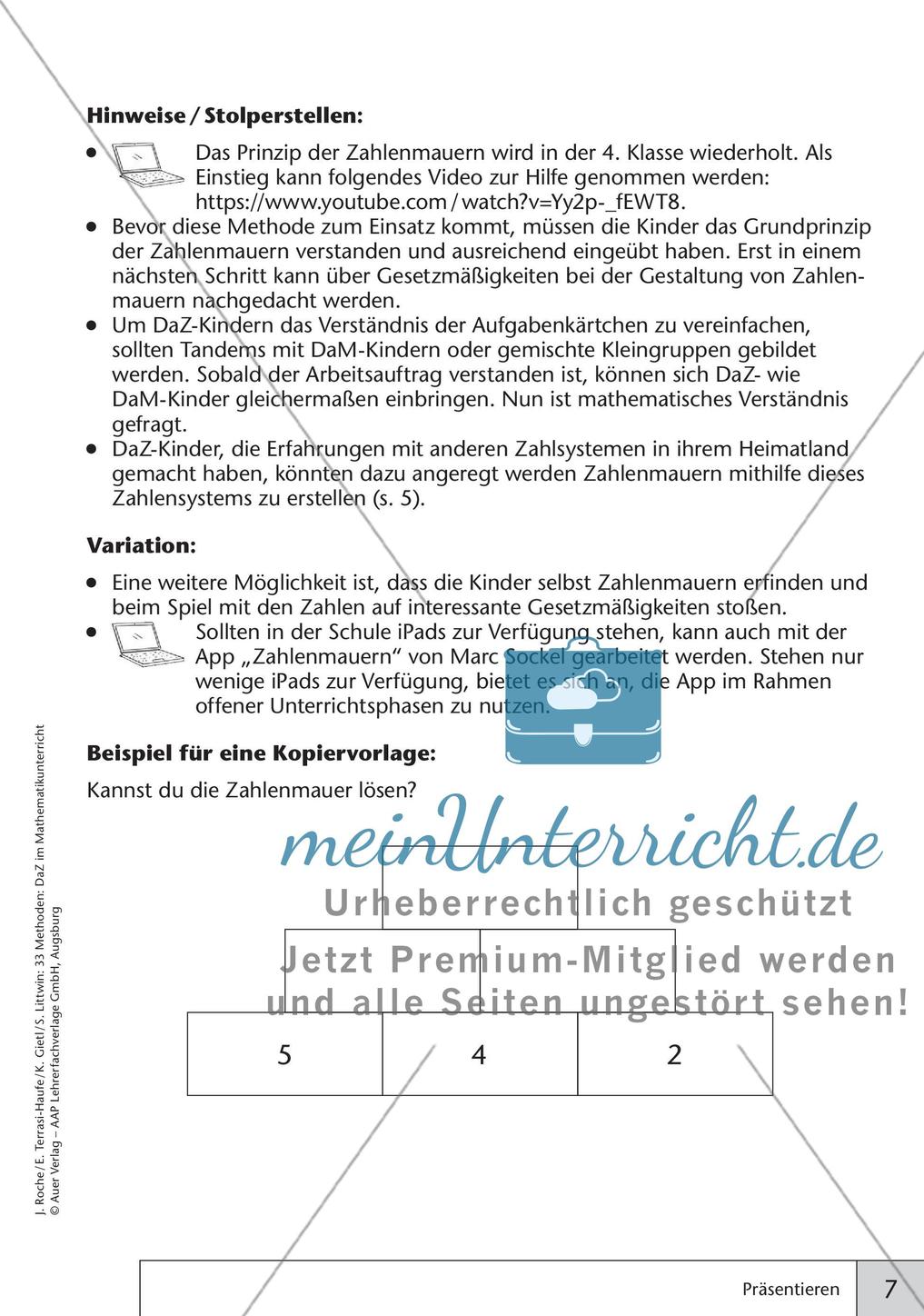 Methoden im Mathematikunterricht: Präsentieren Preview 9