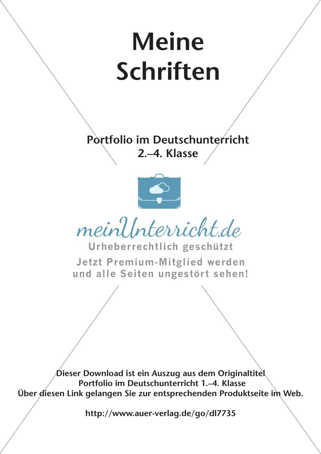 Schriften-Portfolio Preview 2