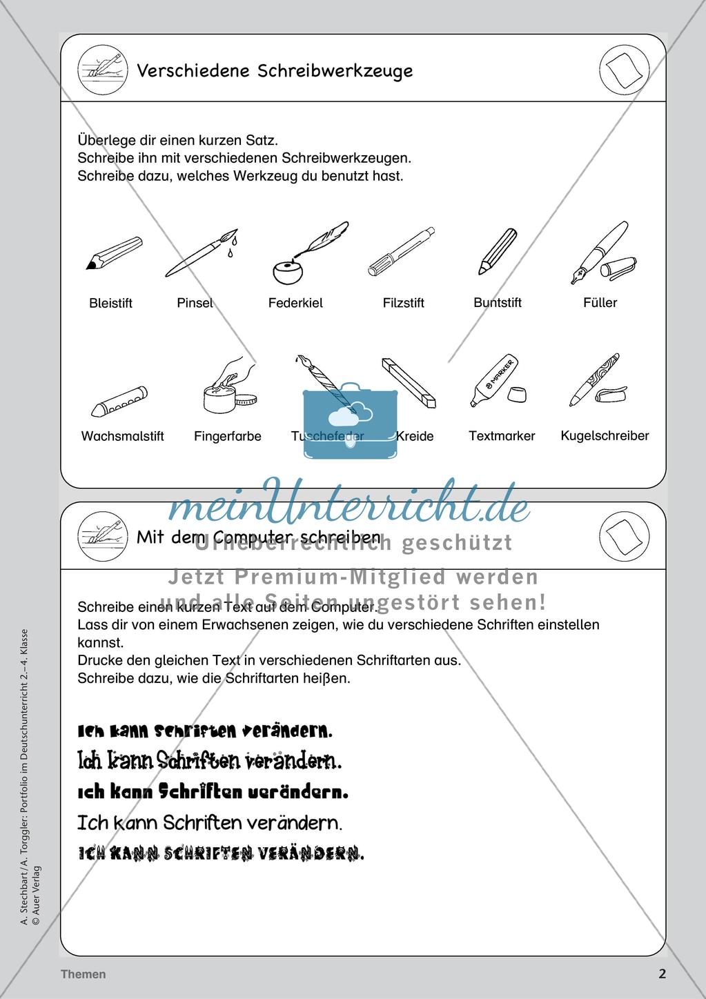 Schriften-Portfolio Preview 4