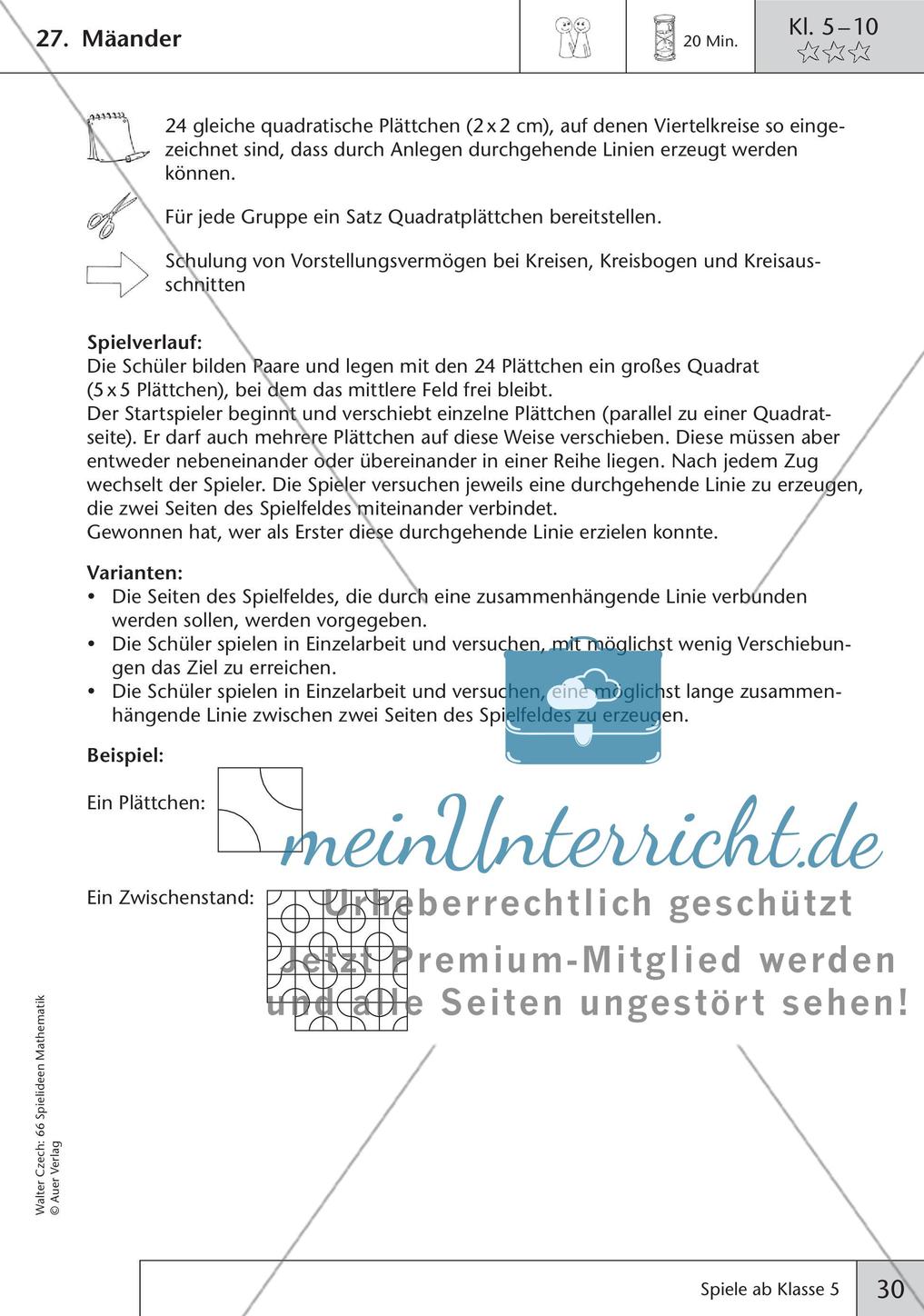 Spielideen Mathematik ab Klasse 5 Preview 32