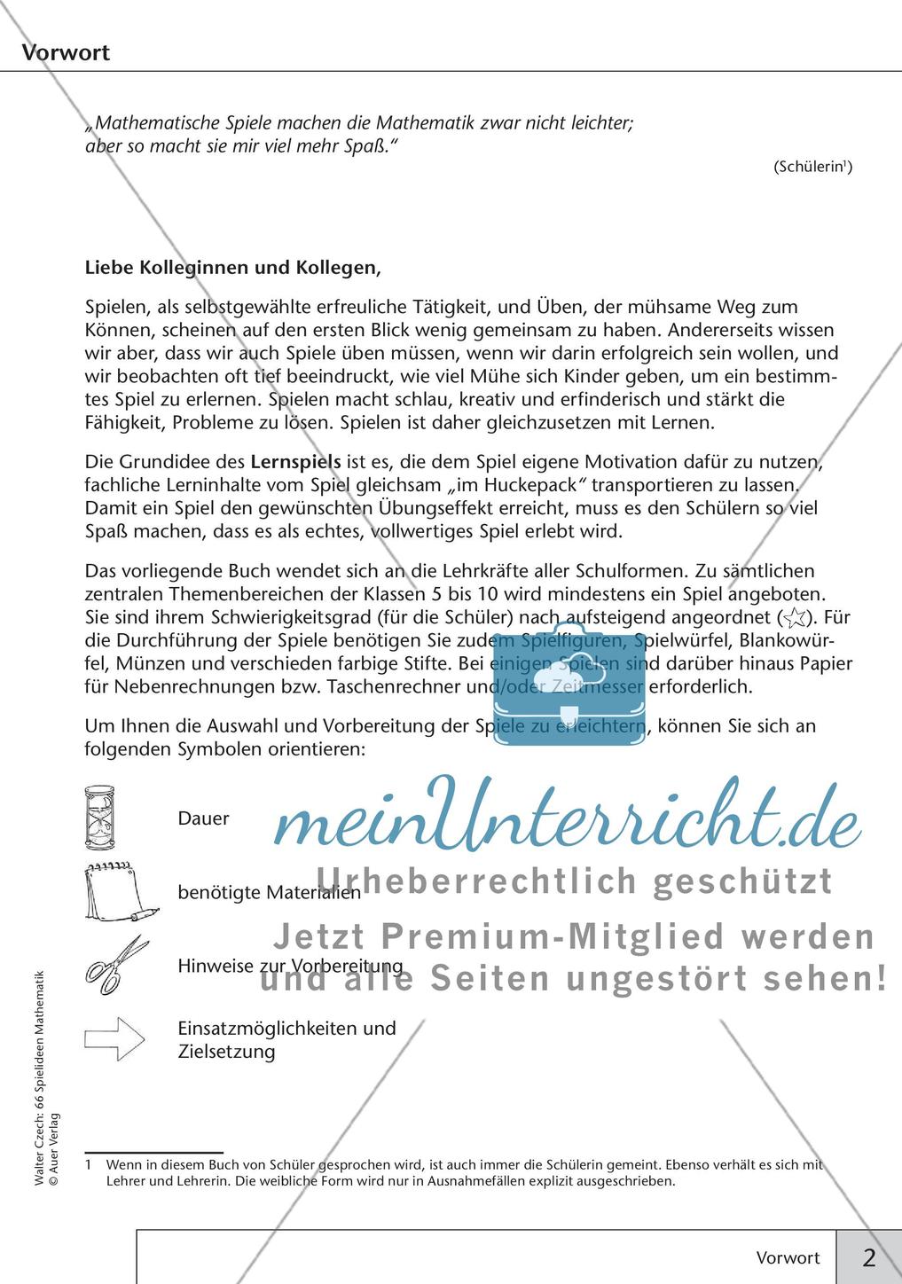 Spielideen Mathematik ab Klasse 5 Preview 4