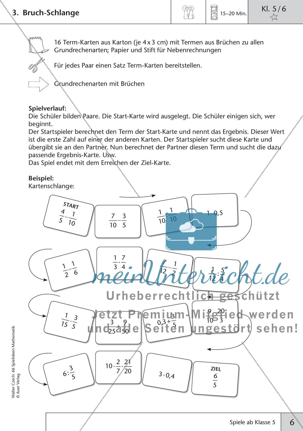Spielideen Mathematik ab Klasse 5 Preview 8