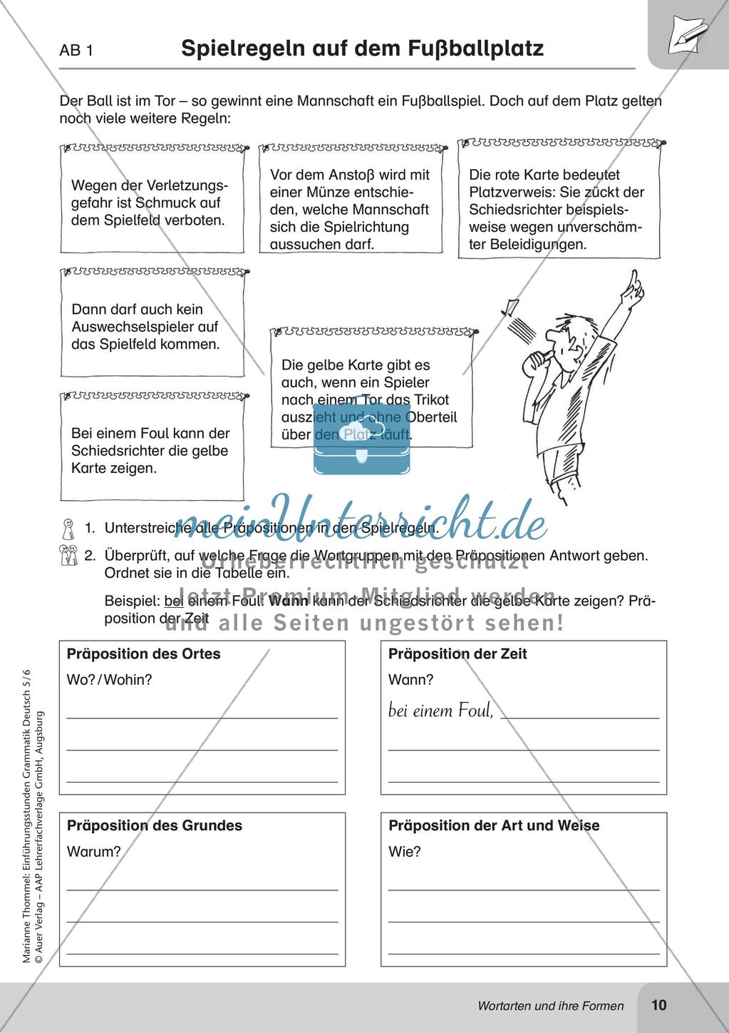 Wortarten und ihre Formen Preview 12