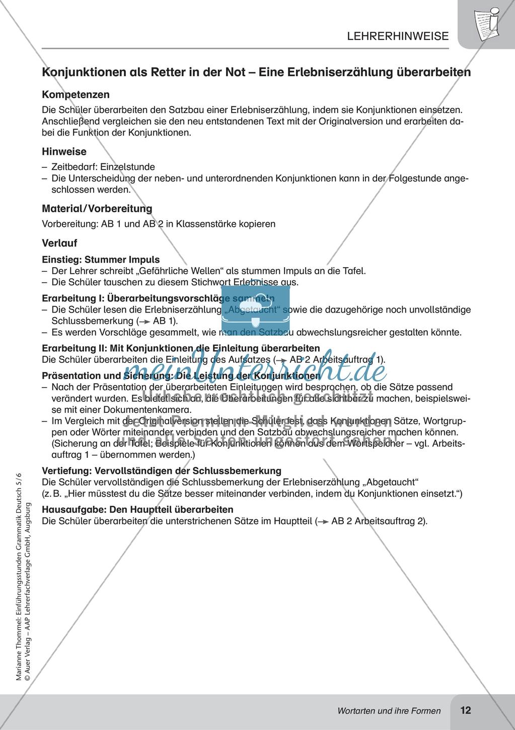 Wortarten und ihre Formen Preview 14