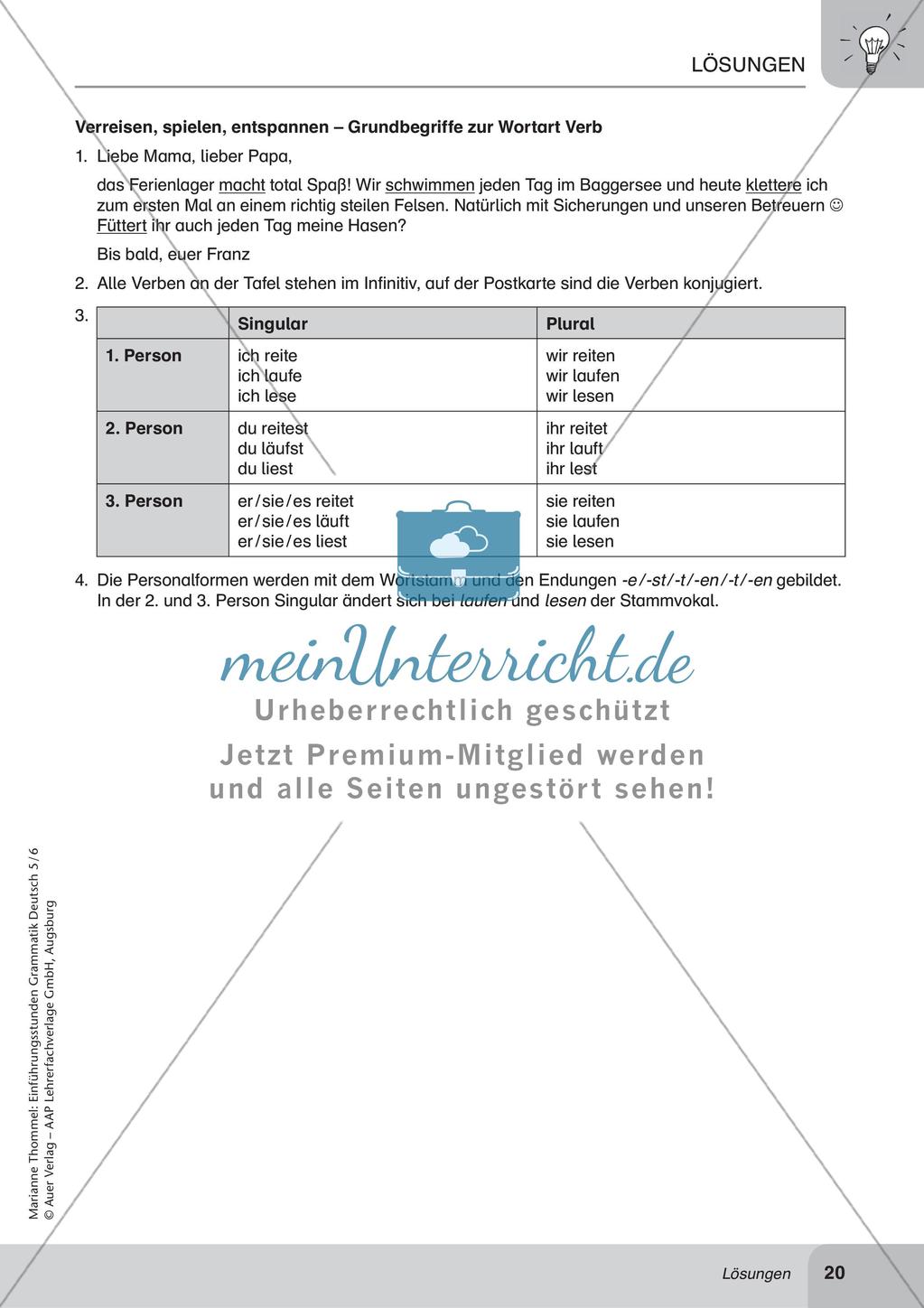 Wortarten und ihre Formen Preview 22