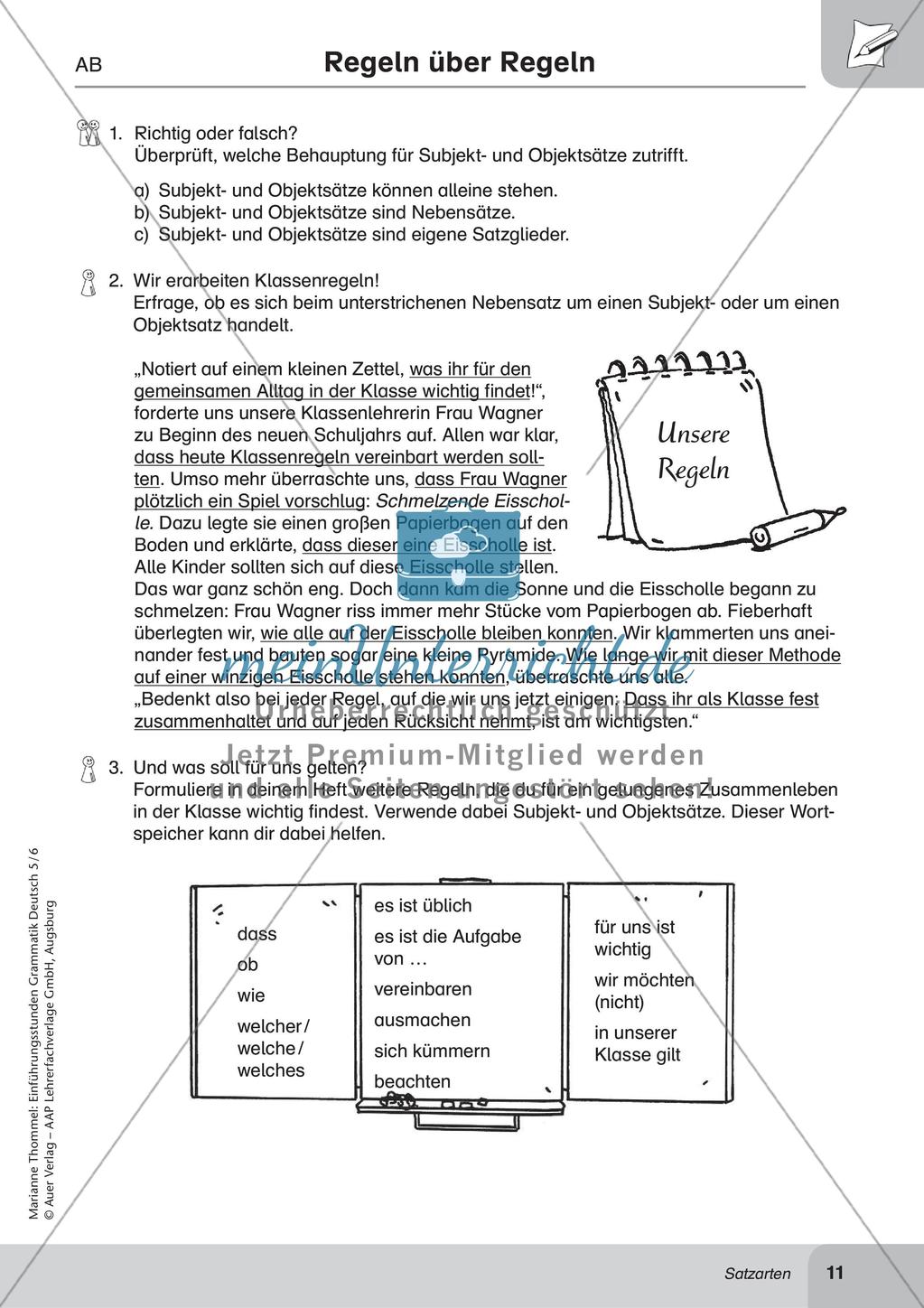 Unterscheidung von Satzarten Preview 13