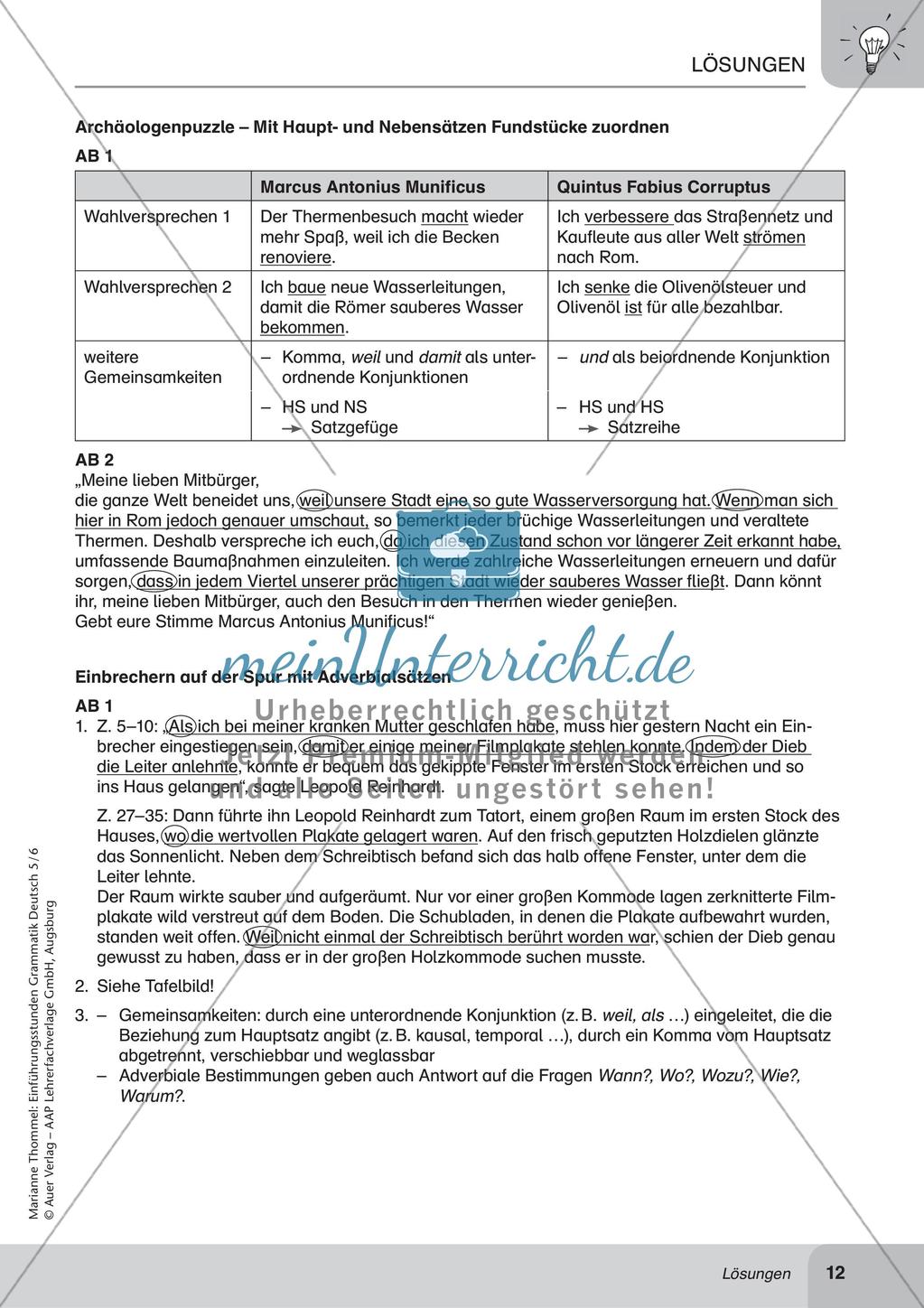 Unterscheidung von Satzarten Preview 14