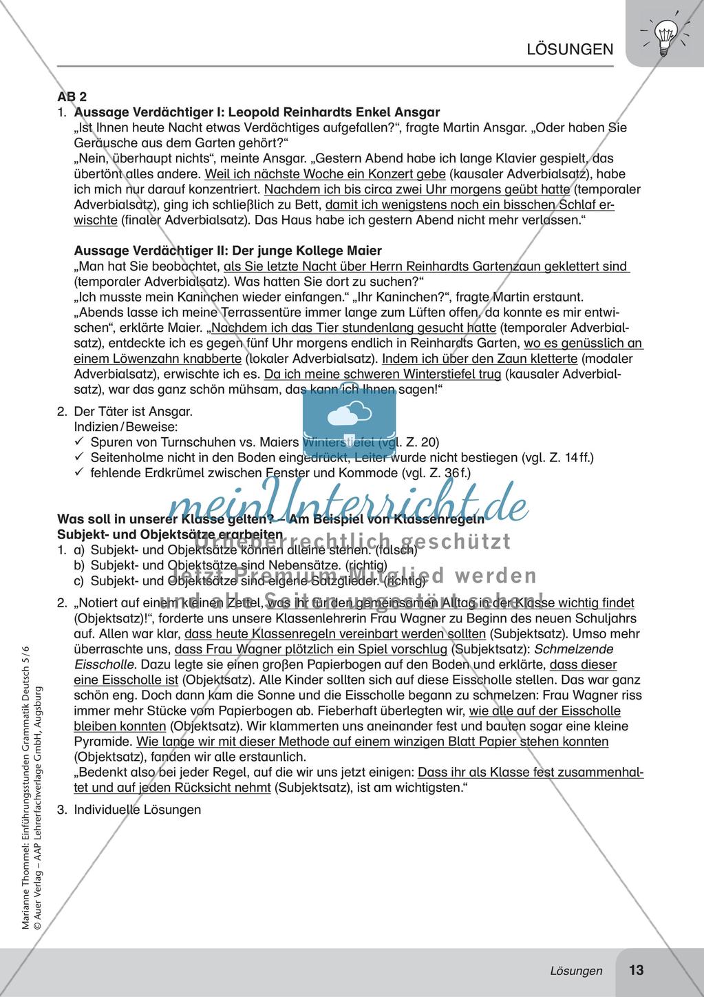 Unterscheidung von Satzarten Preview 15