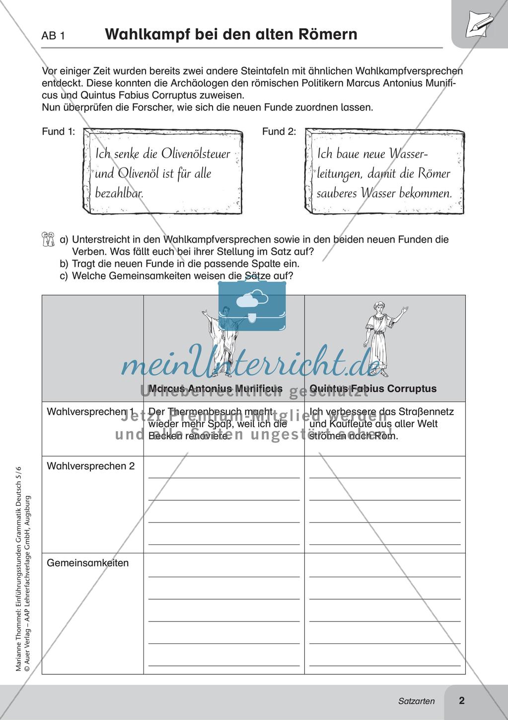 Unterscheidung von Satzarten Preview 4
