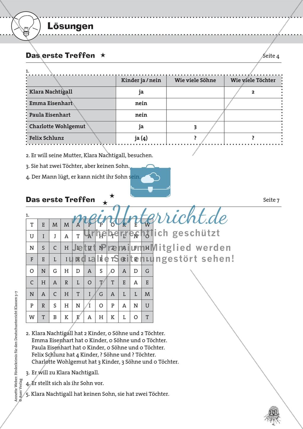 Förderung von Lesekompetenz: Krimi