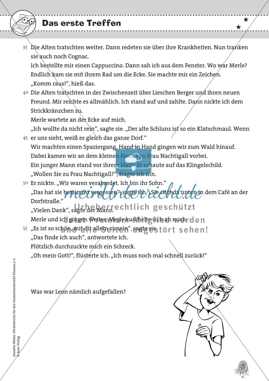Förderung von Lesekompetenz: Krimi