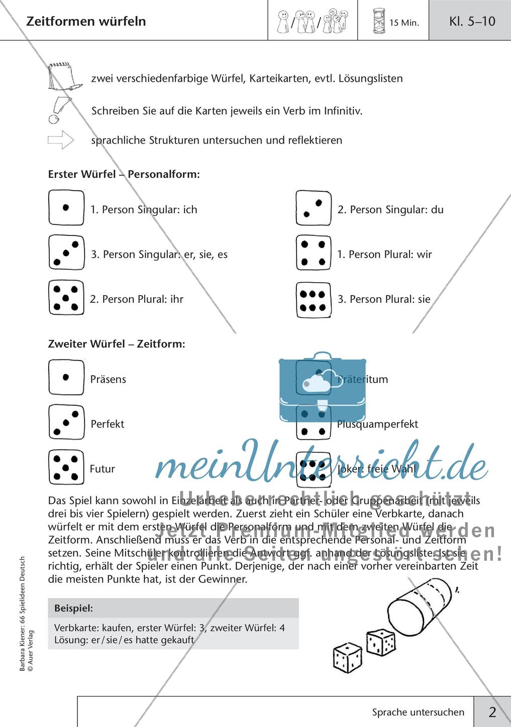 Spielideen: Sprache untersuchen Preview 4