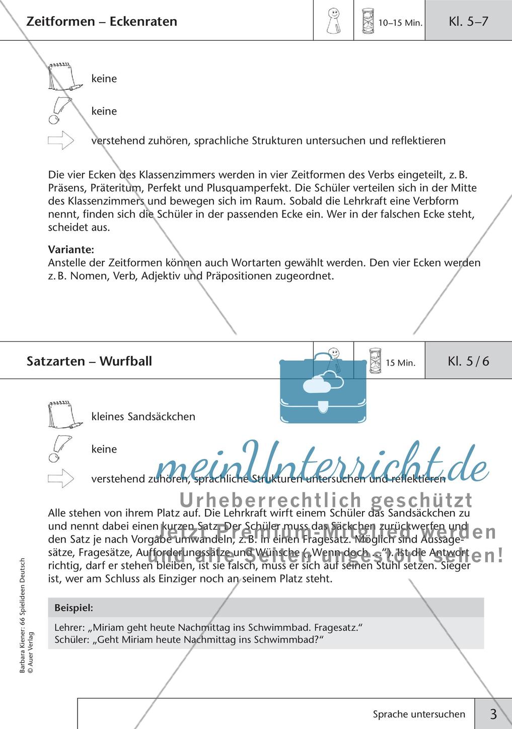 Spielideen: Sprache untersuchen Preview 5