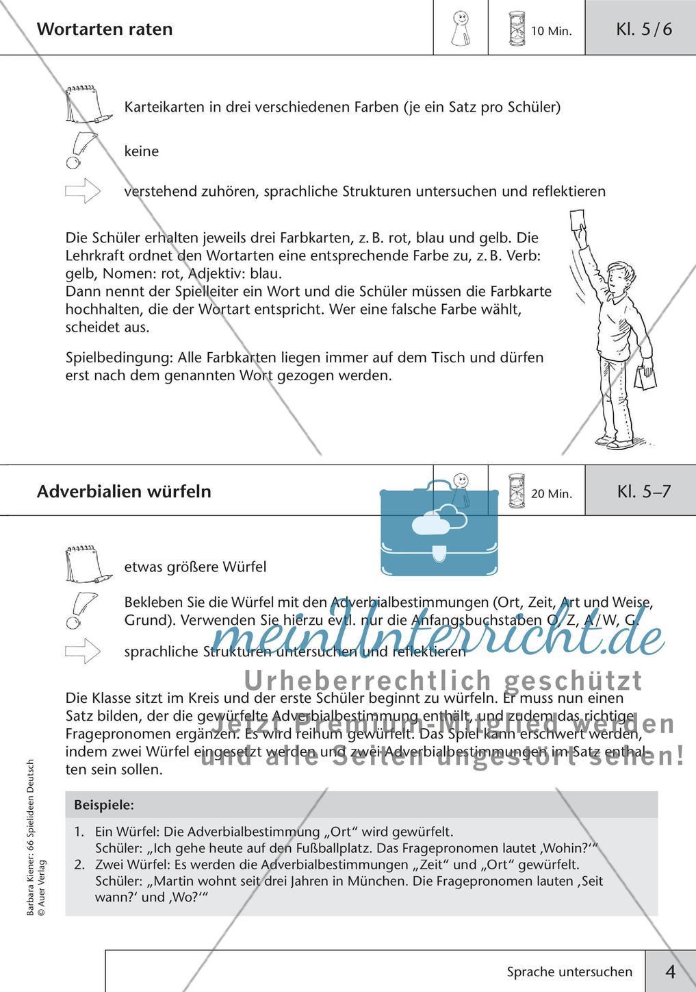 Spielideen: Sprache untersuchen Preview 6