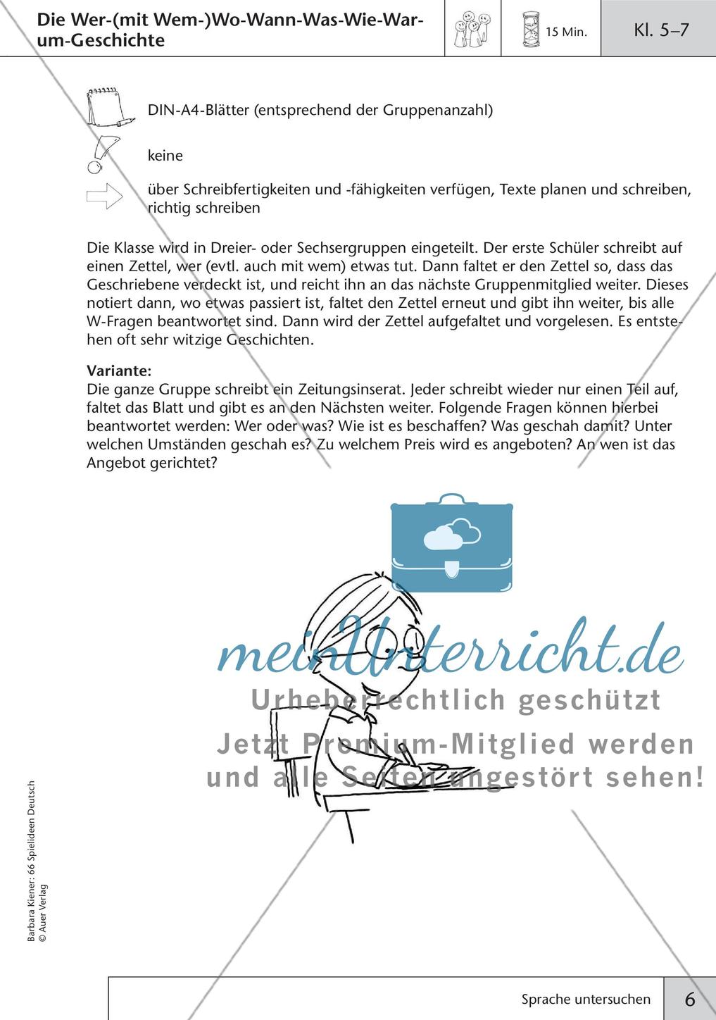 Spielideen: Sprache untersuchen Preview 8