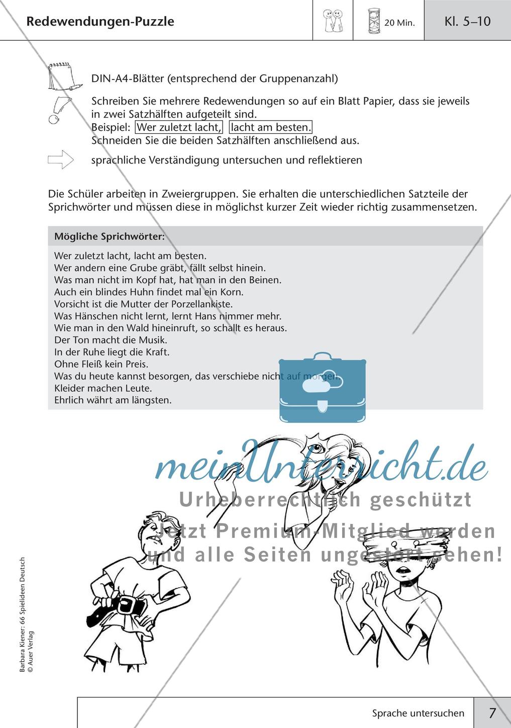 Spielideen: Sprache untersuchen Preview 9