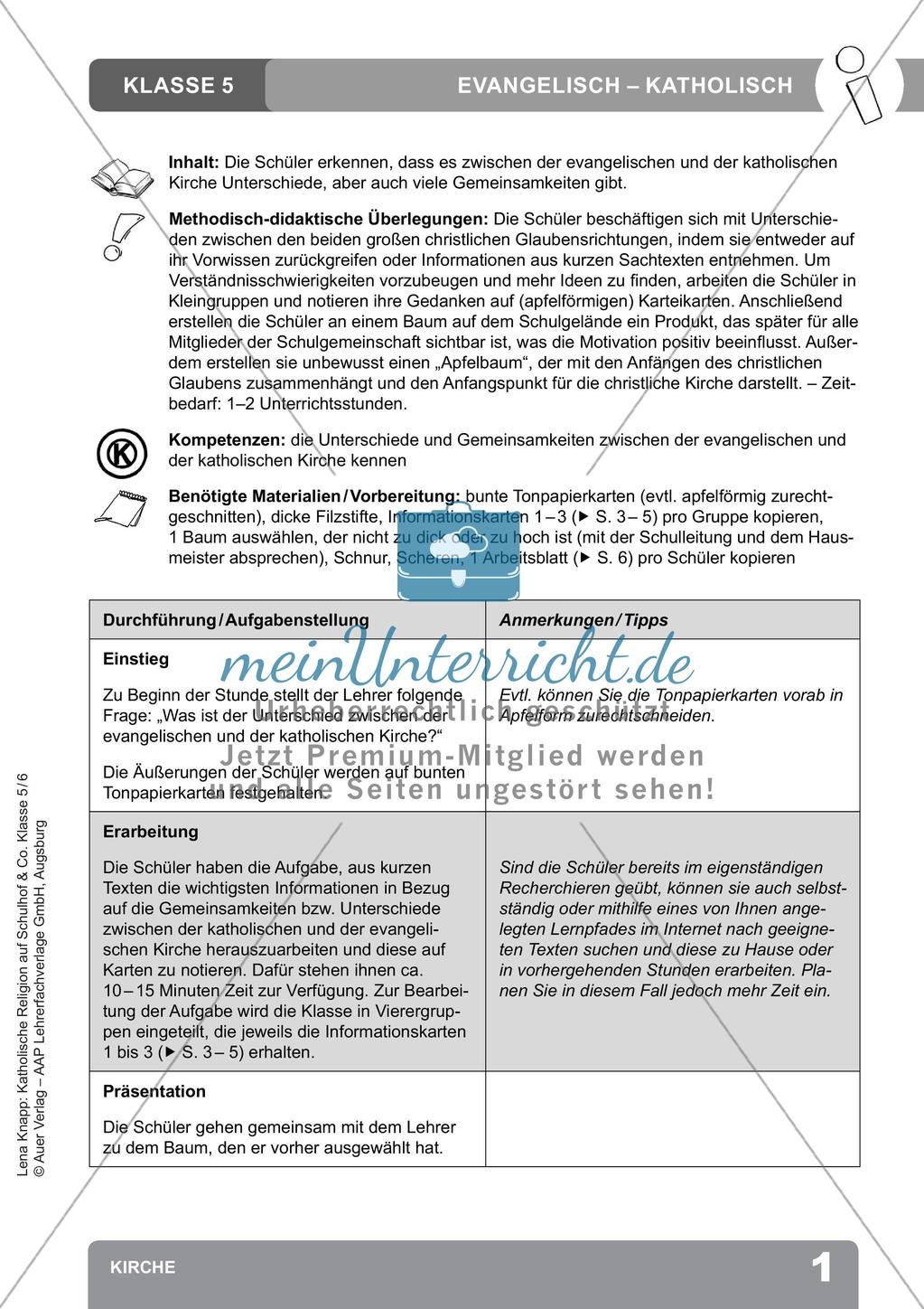 Die katholische und evangelische Kirche Preview 3
