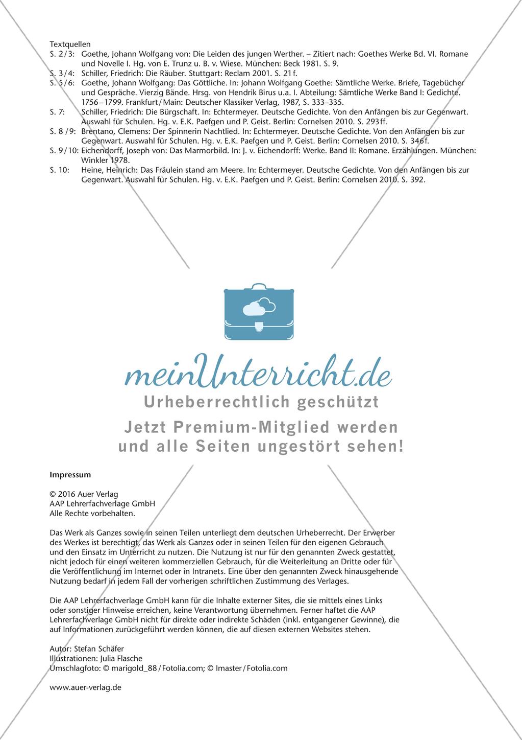 Sturm und Drang, Klassik und Romantik Preview 15