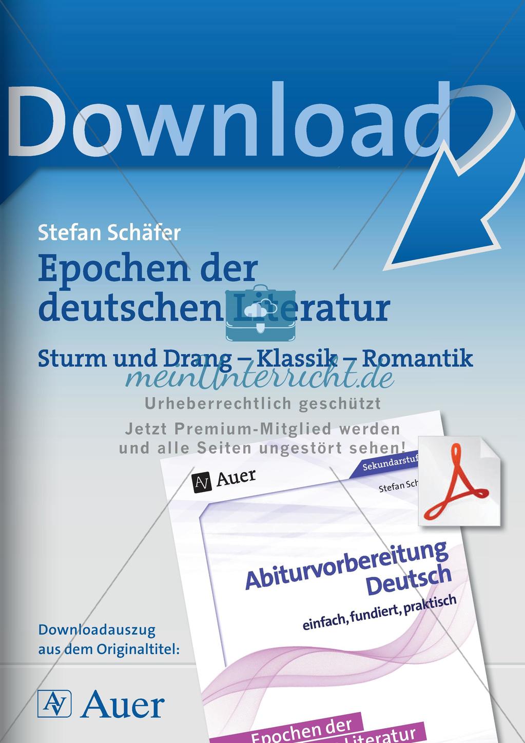 Sturm und Drang, Klassik und Romantik Preview 1