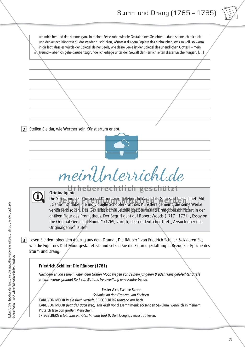 Sturm und Drang, Klassik und Romantik Preview 5