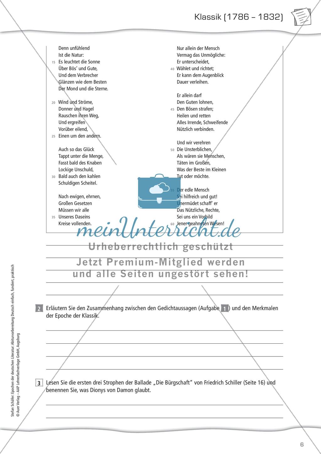 Sturm und Drang, Klassik und Romantik Preview 8