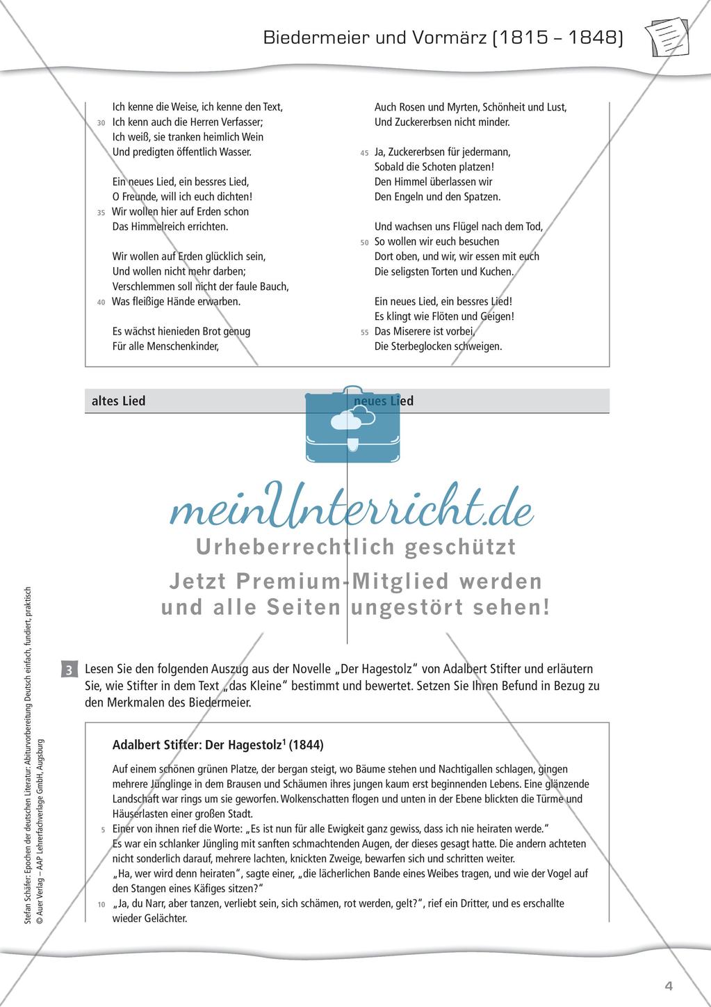 Biedermeier und Vormärz, Realismus Preview 6