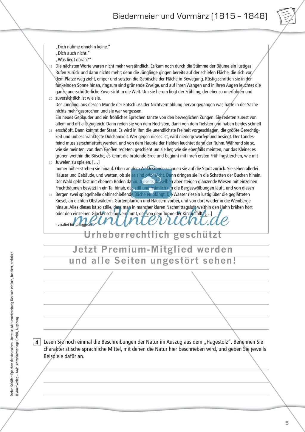 Biedermeier und Vormärz, Realismus Preview 7