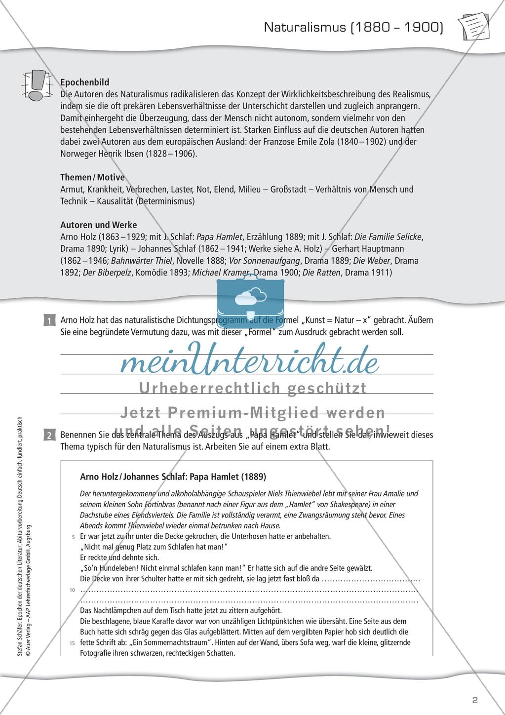 Naturalismus und Literatur um 1900 Preview 4