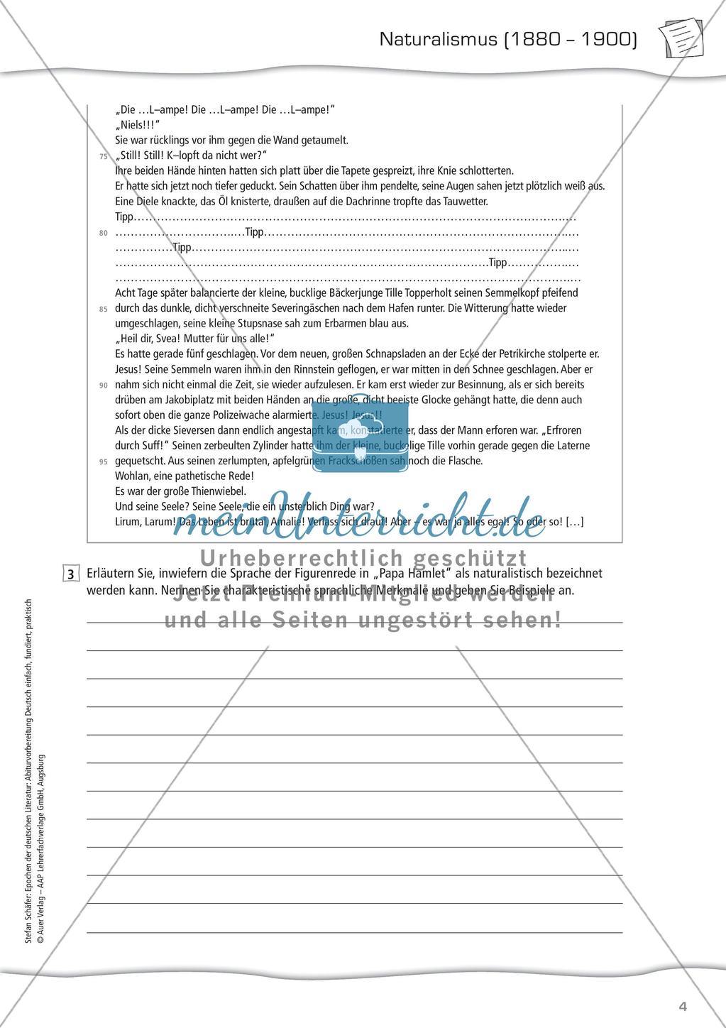 Naturalismus und Literatur um 1900 Preview 6