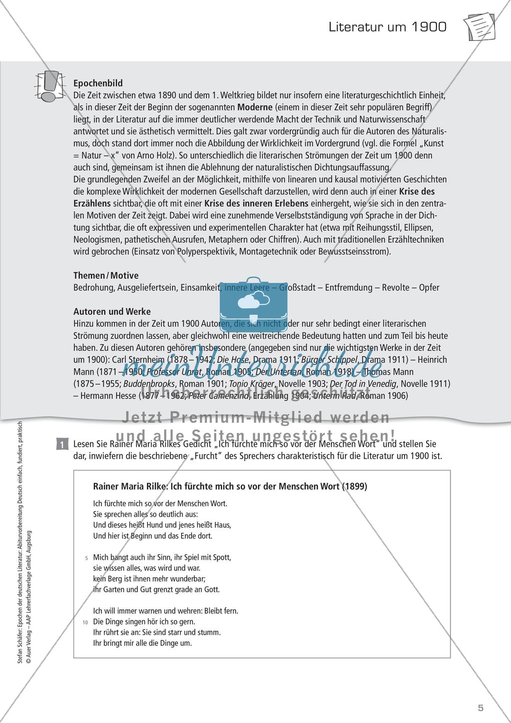 Naturalismus und Literatur um 1900 Preview 7