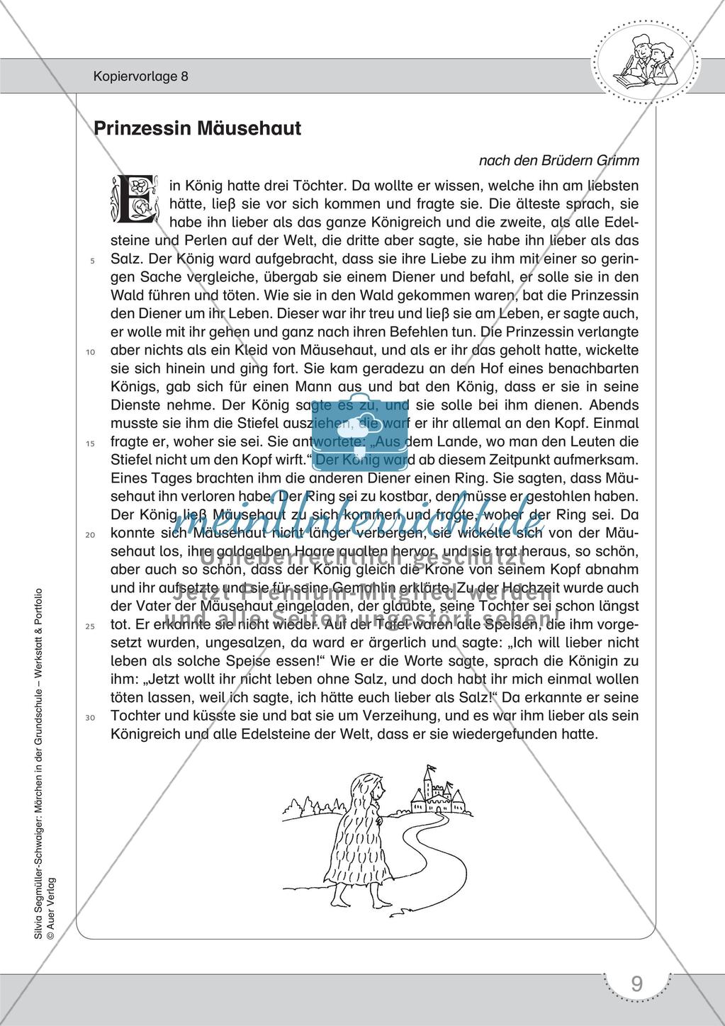 Märchenwerkstatt und Portfolio: Märchen und Märchenaufschreiber kennenlernen Preview 11